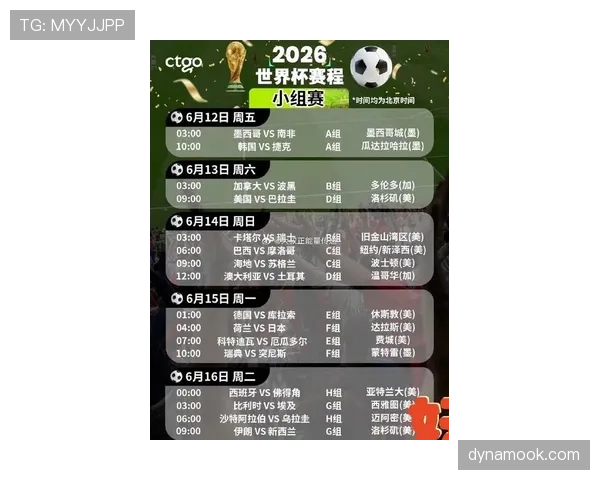 2026世界杯小组赛最后一轮为什么同时开球